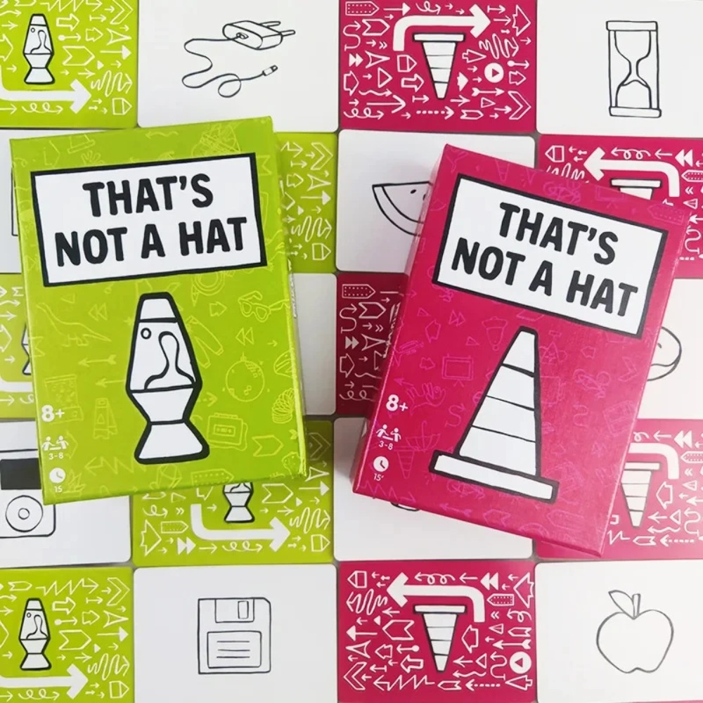 Party Games Indoor - لعبة بطاقات ممتعة 'هذا ليس قبعة'،