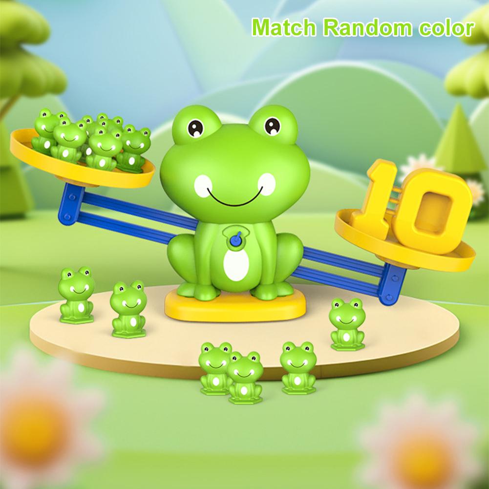 Party Games Kids Birthday - مجموعة واحدة من بطاقات ميزان الضفدع