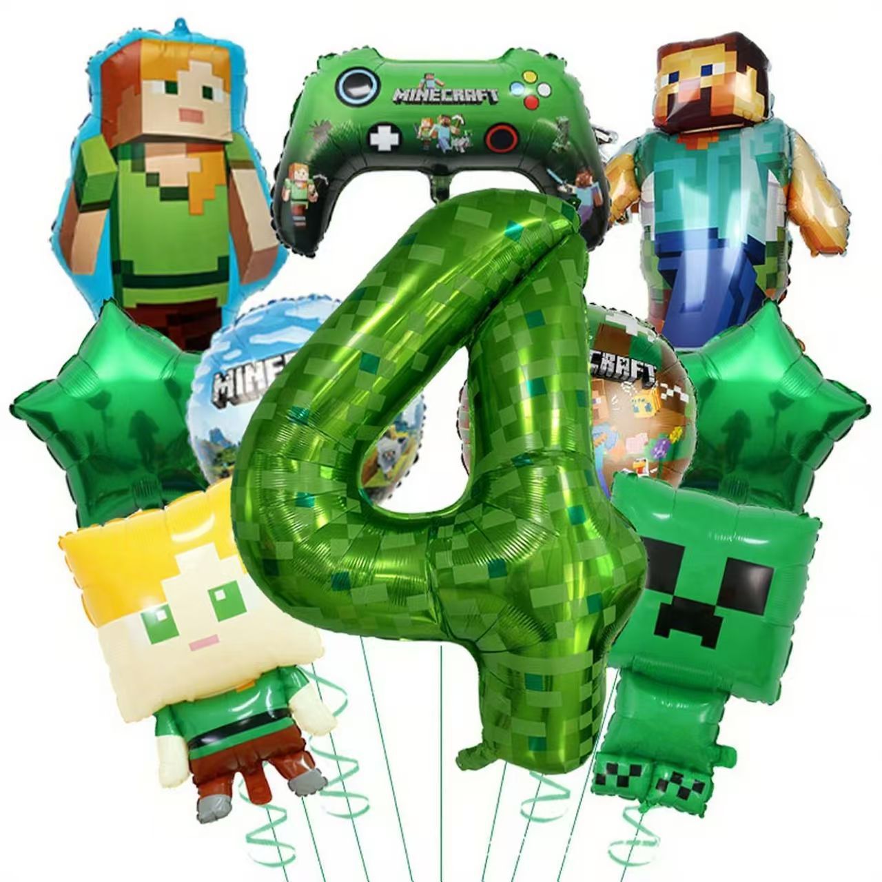 بالون من رقائق الألومنيوم بتصم - مراجعة Party Games Minecraft وسعره