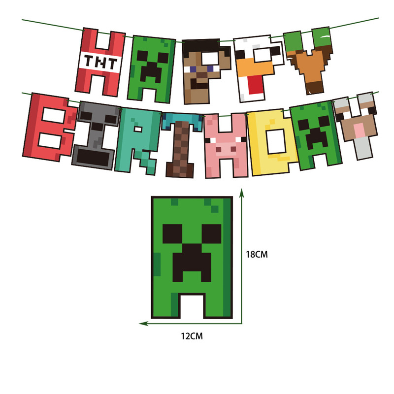    38 قطعة في المجموعة لتزيين - مراجعة Party Games Minecraft وسعره