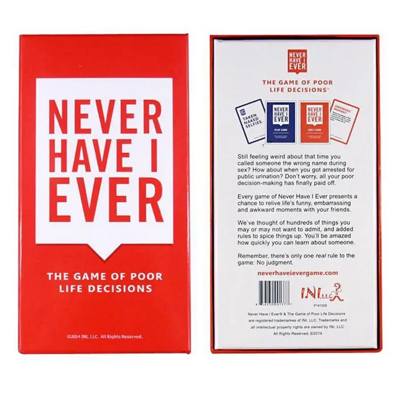 مجموعة ميجا مجموعة تمديد ألعاب - مراجعة Party Games Never Have I Ever وسعره