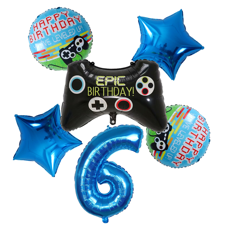 6 قطع بالونات هيليوم على شكل ي - مراجعة Party Games Kids Birthday وسعره