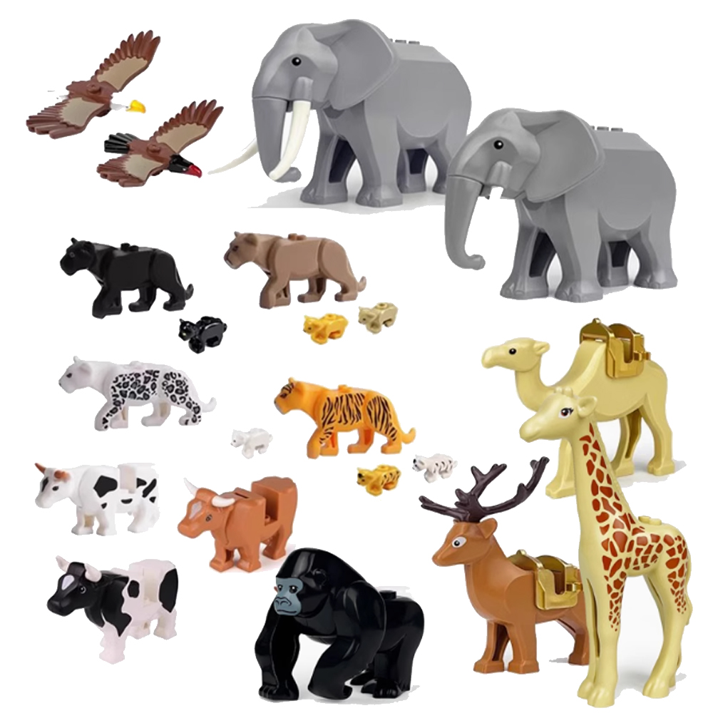 MOC مدينة الحيوان اللبنات الما - مراجعة Lego Set Creator وسعره