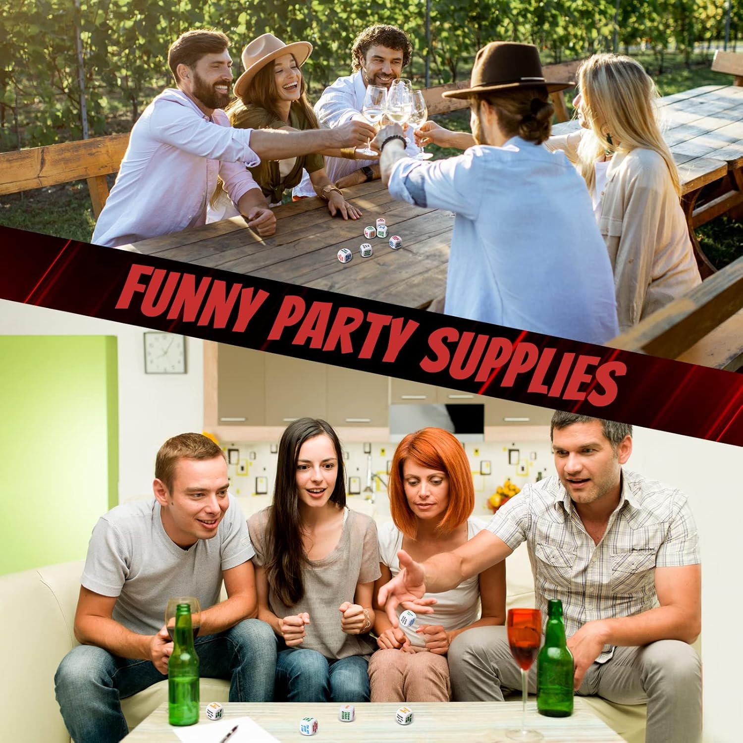مجموعة ألعاب نرد بار الشرب للح - مراجعة Party Games Bachelorette وسعره