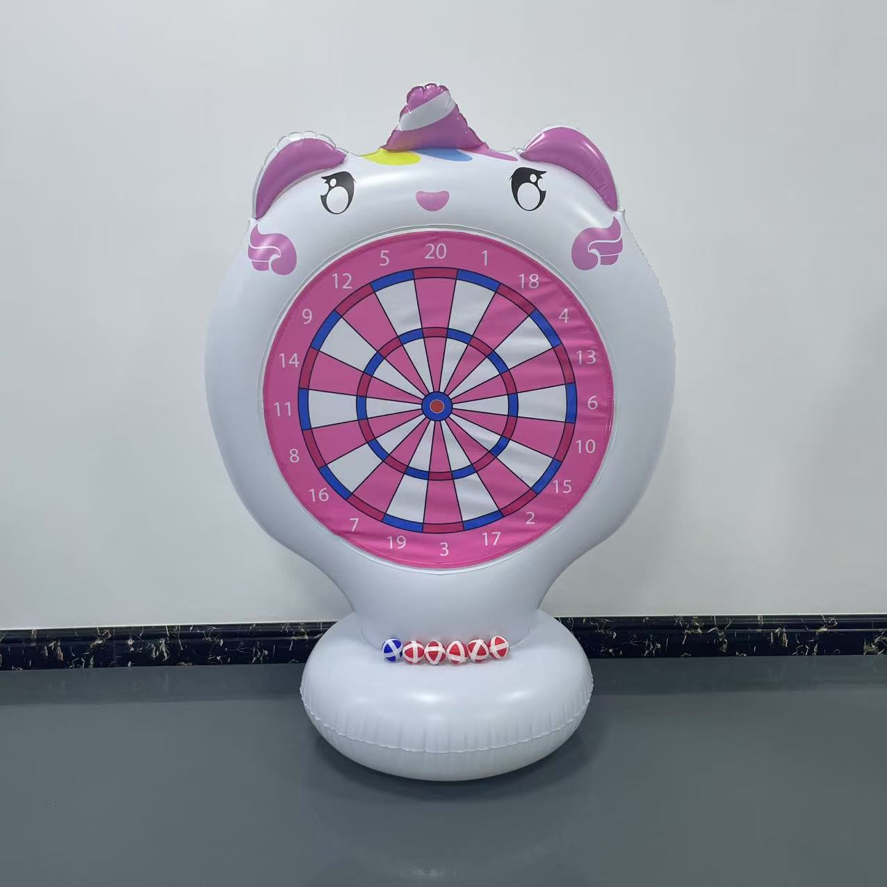 نفخ يونيكورن رمي لعبة الهدف لز - مراجعة Party Games Kids Birthday وسعره