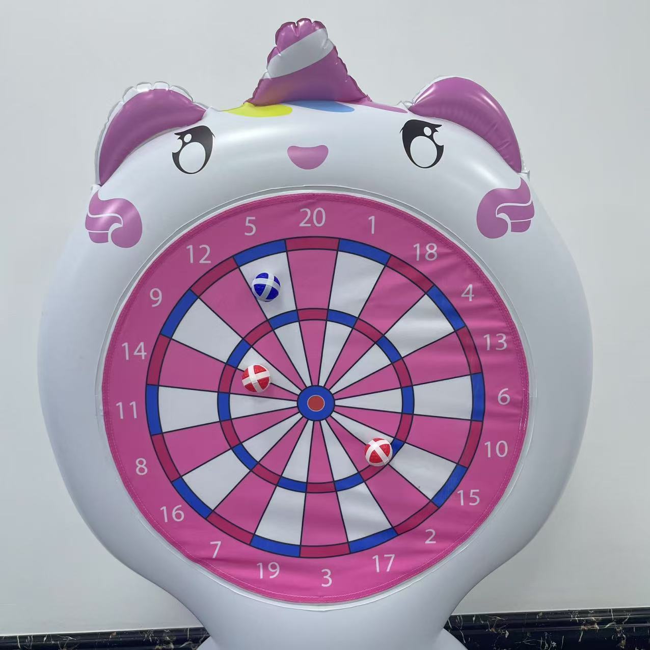 نفخ يونيكورن رمي لعبة الهدف لز - مراجعة Party Games Kids Birthday وسعره